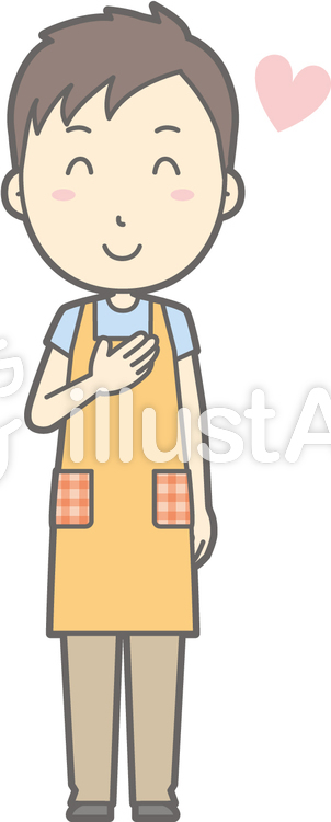 保育士男性-好き-全身 保育士男性-好き-全身のイラスト