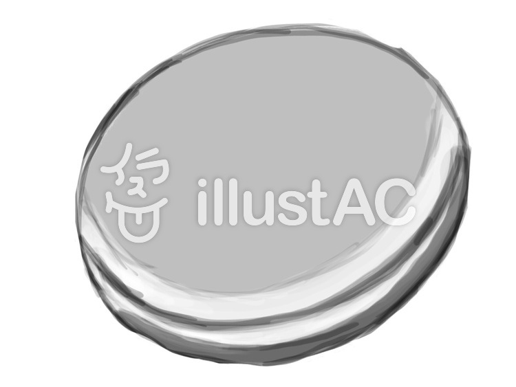 どら焼き モノクロ 文字無しイラスト No 無料イラストなら イラストac