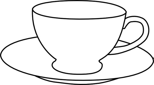 Чашка шаблон для вырезания распечатать Free cliparts similar to Lace and love cup frame (1) - 676938 illustAC