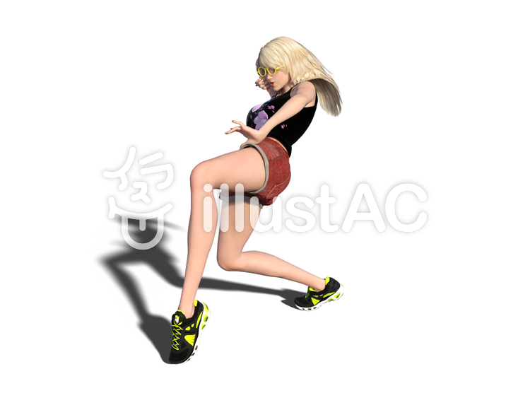 ダンスする女性 ダンスする女性のイラスト