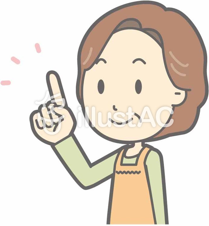 中年主婦a-指1本-バスト 中年主婦a-指1本-バストのイラスト