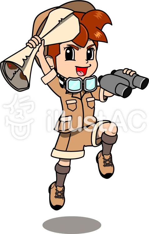 探検家イラスト No 無料イラストなら イラストac