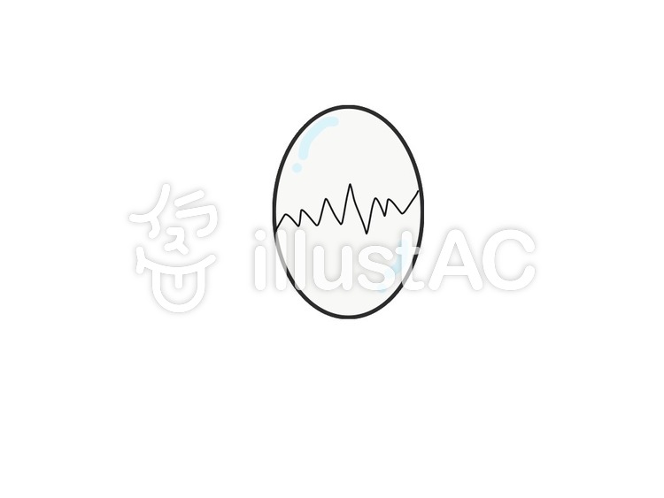 ひび割れ卵イラスト No 7374 無料イラストなら イラストac