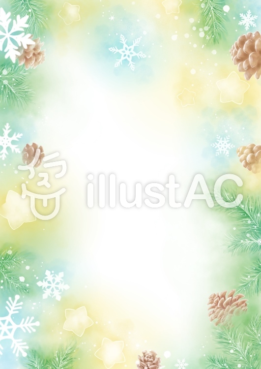 星と雪の結晶 星と雪の結晶のイラスト