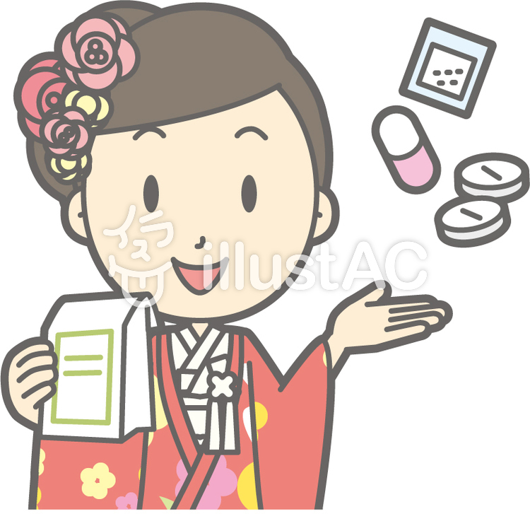 色打掛-薬-バスト 色打掛-薬-バストのイラスト