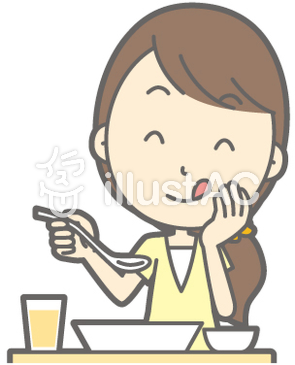 女性半ズボン-おいしい-バスト 女性半ズボン-おいしい-バストのイラスト
