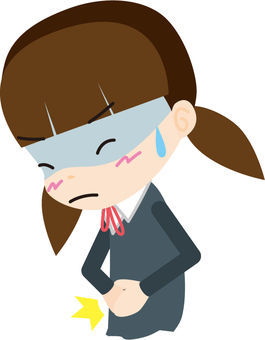 腹痛(女子学生)