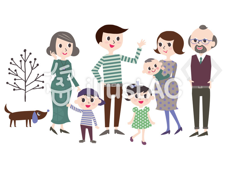 家族 家族のイラスト