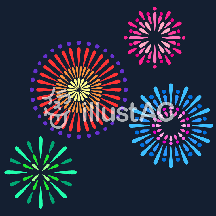 花火 花火のイラスト