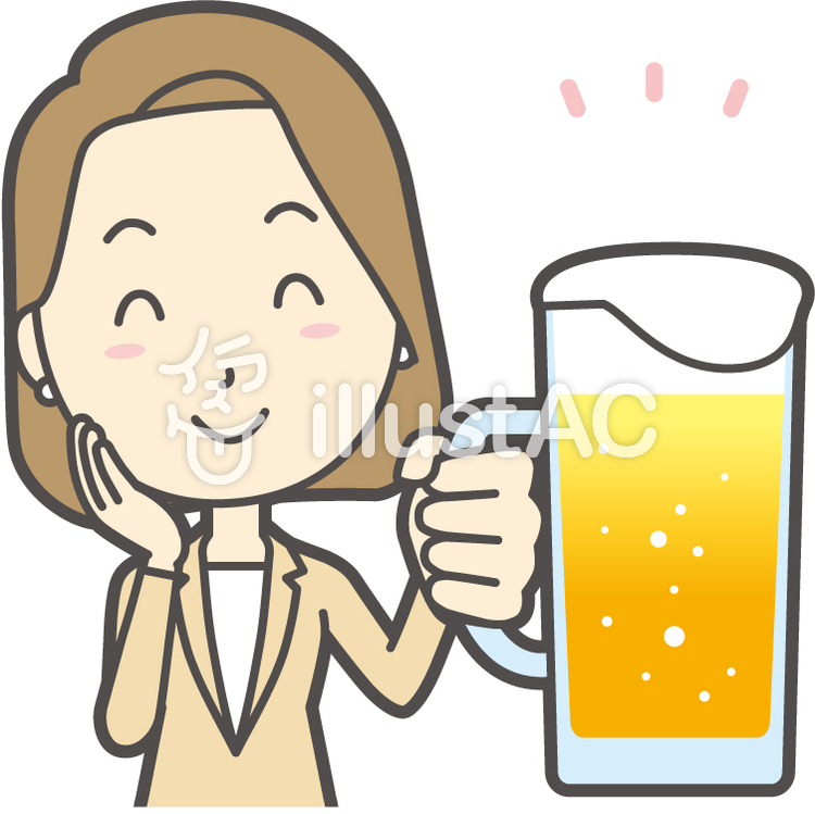 スーツ女性ボブ-074-バスト スーツ女性ボブ-074-バストのイラスト