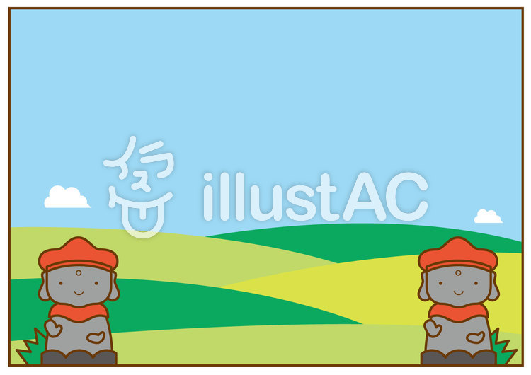 地蔵フレーム 地蔵フレームのイラスト