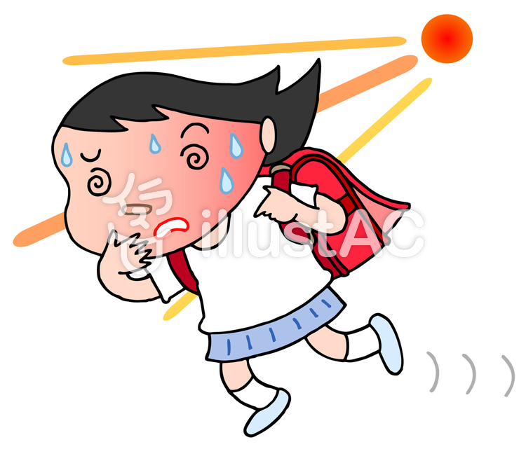 熱中症.3 熱中症.3のイラスト
