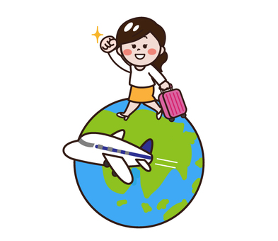 女性出国旅游·出国旅游·出国旅游