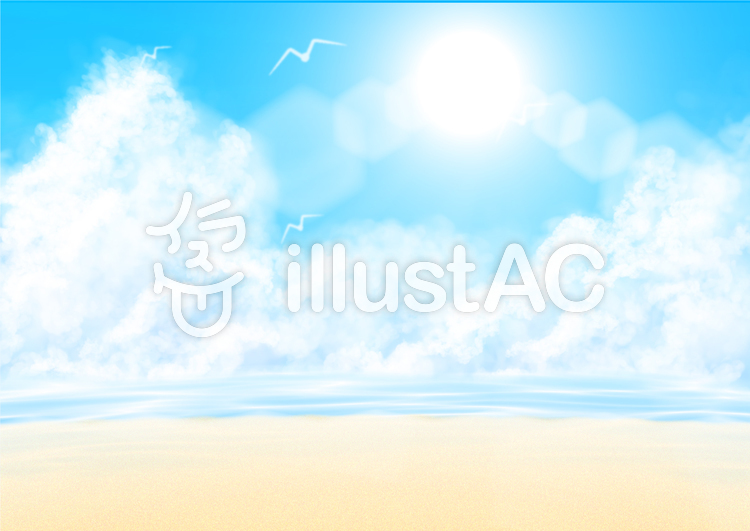 ビーチの背景 ビーチの背景のイラスト