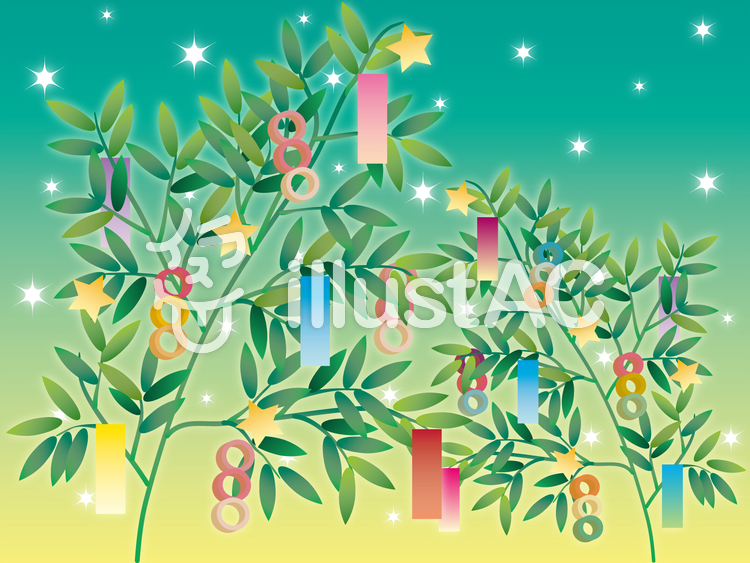 【フリーイラスト素材】七夕2