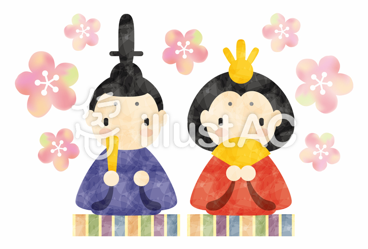 ひな祭り/親王飾り ひな祭り/親王飾りのイラスト
