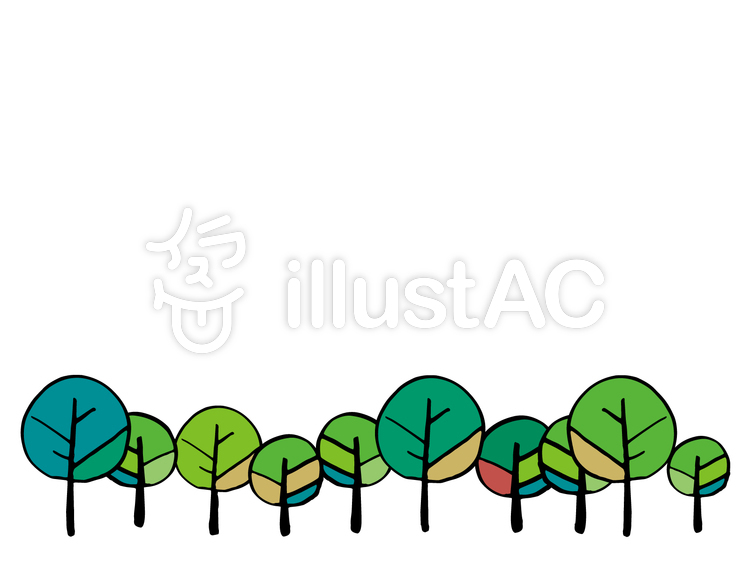 森イラスト - No: 192135／無料イラストなら「イラストAC」