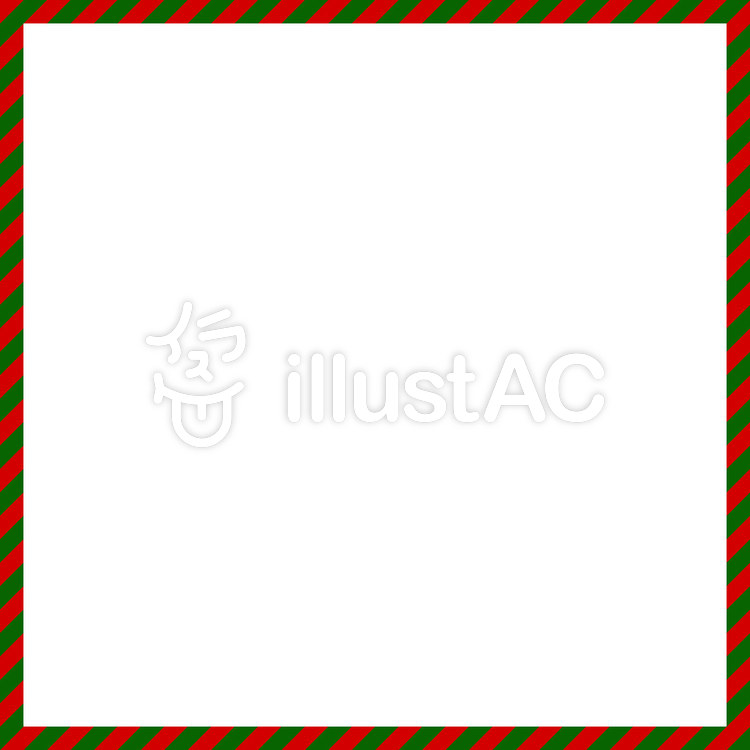 クリスマススクエアフレーム クリスマススクエアフレームのイラスト