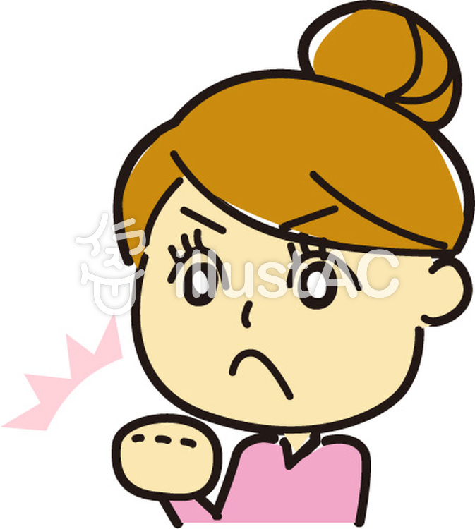 お団子の女性‐ガッツ お団子の女性‐ガッツのイラスト