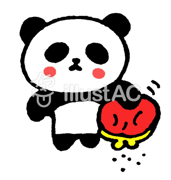 お財布パンダ からっぽ イラスト No 1006268 無料イラストなら イラストac