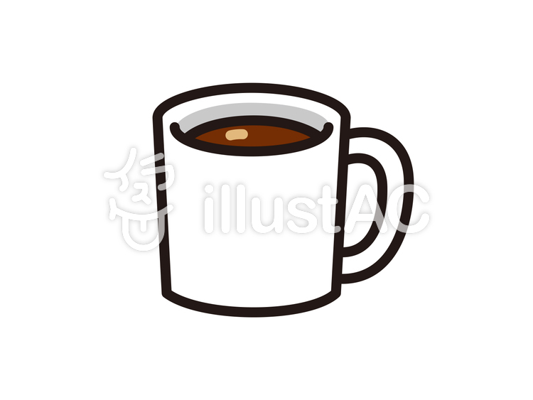 ホットコーヒー マグカップイラスト No 無料イラストなら イラストac