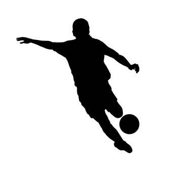足球剪影