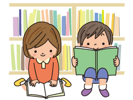 children reading