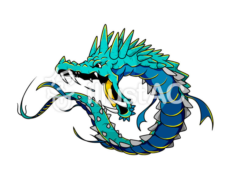 水龍 水龍のイラスト
