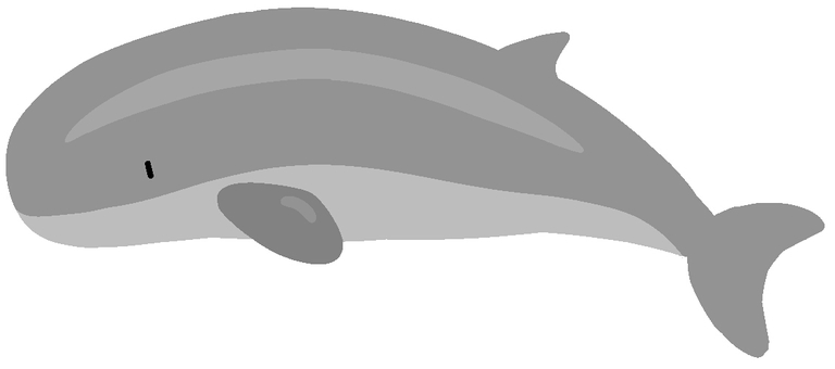 マッコウクジラ シルエット イラストの無料ダウンロードサイト シルエットac