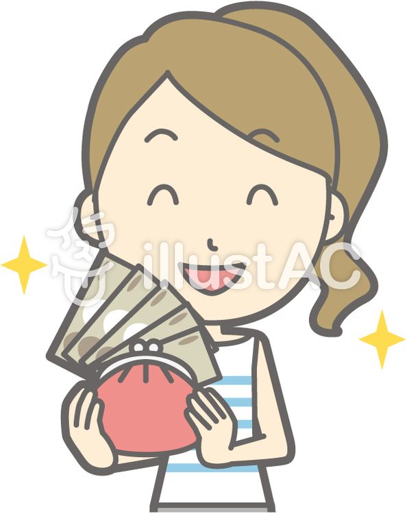 ポニー主婦g-お金持ち-バスト ポニー主婦g-お金持ち-バストのイラスト