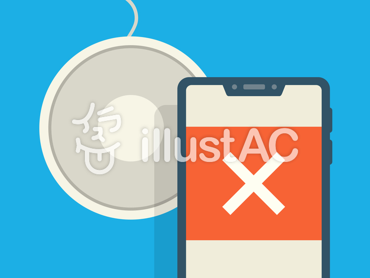 キャッシュレス決済 スマホ タッチ 失敗 キャッシュレス決済 スマホ タッチ 失敗のイラスト
