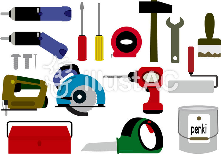 道具・工具(DYI) 道具・工具(DYI)のイラスト