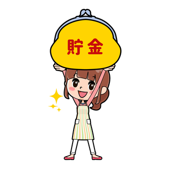 Apron mother saving money wallet Apron mother saving money wallet