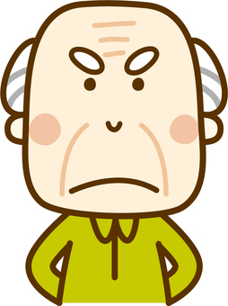 angry old man