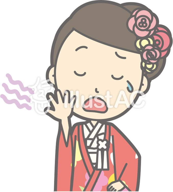 色打掛-あくび-バスト 色打掛-あくび-バストのイラスト