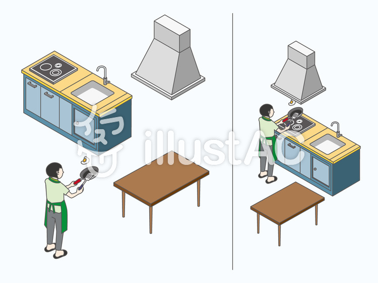kitchen01 kitchen01のイラスト