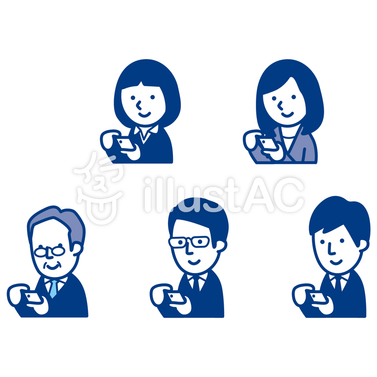 スマホ スマホのイラスト