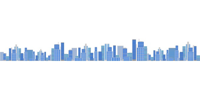 ビル シルエット イラストの無料ダウンロードサイト シルエットac