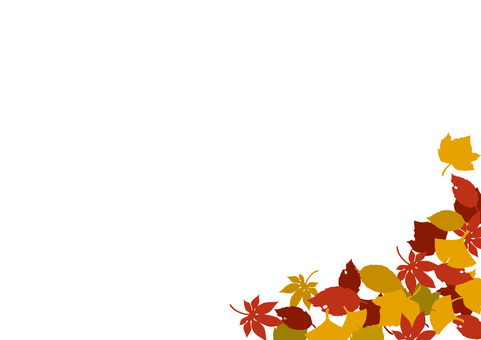 落叶的角落装饰