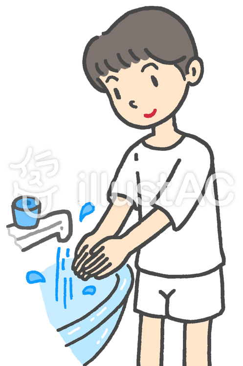 手洗い 手洗いのイラスト