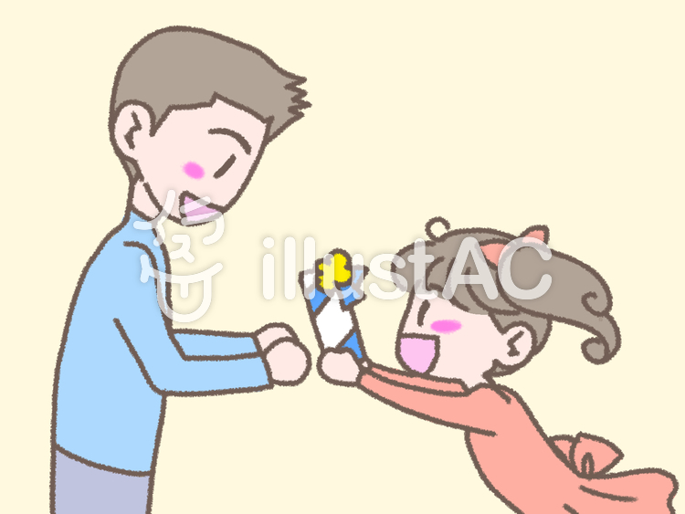 【フリーイラスト素材】父の日プレゼント