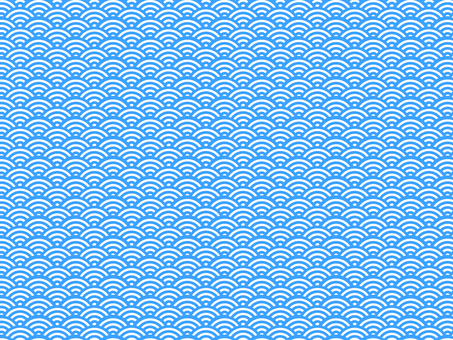 免费的剪贴画:青海波 模式 背景图案 无缝 波 - 138476 |illustac