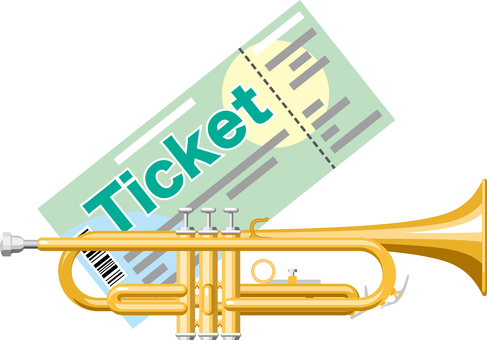 Ticket concert trumpet Ticket concert trumpet