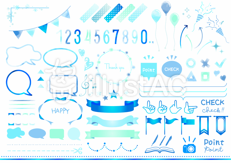 デザイン素材色々01 デザイン素材色々01のイラスト