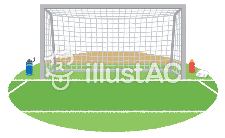 サッカー ゴール イラスト No 無料イラストなら イラストac