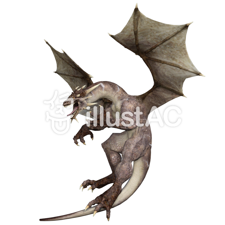 怒れるドラゴン 怒れるドラゴンのイラスト