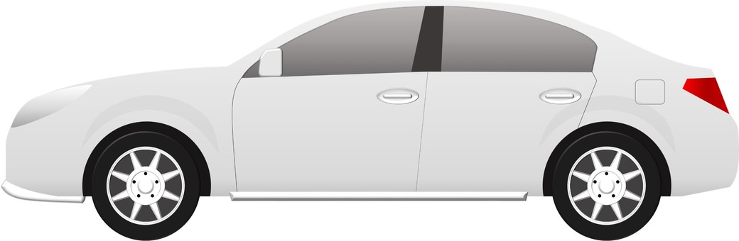 汽车(轿车白色)