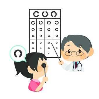 視力検査表 シルエット イラストの無料ダウンロードサイト シルエットac