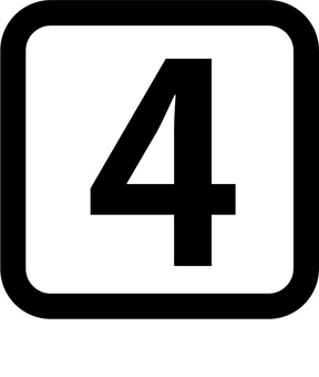 free silhouette vector : gesture, 4, 6, 9, icon - 140211