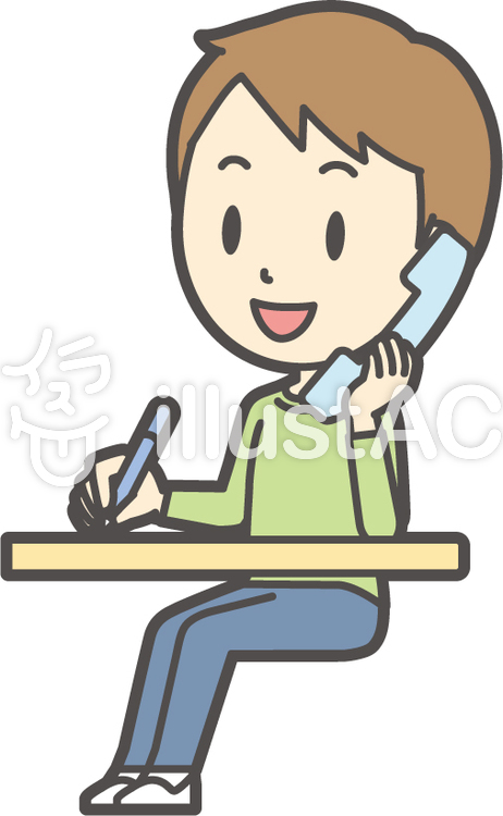 男の子グリーン長袖-318-全身 男の子グリーン長袖-318-全身のイラスト